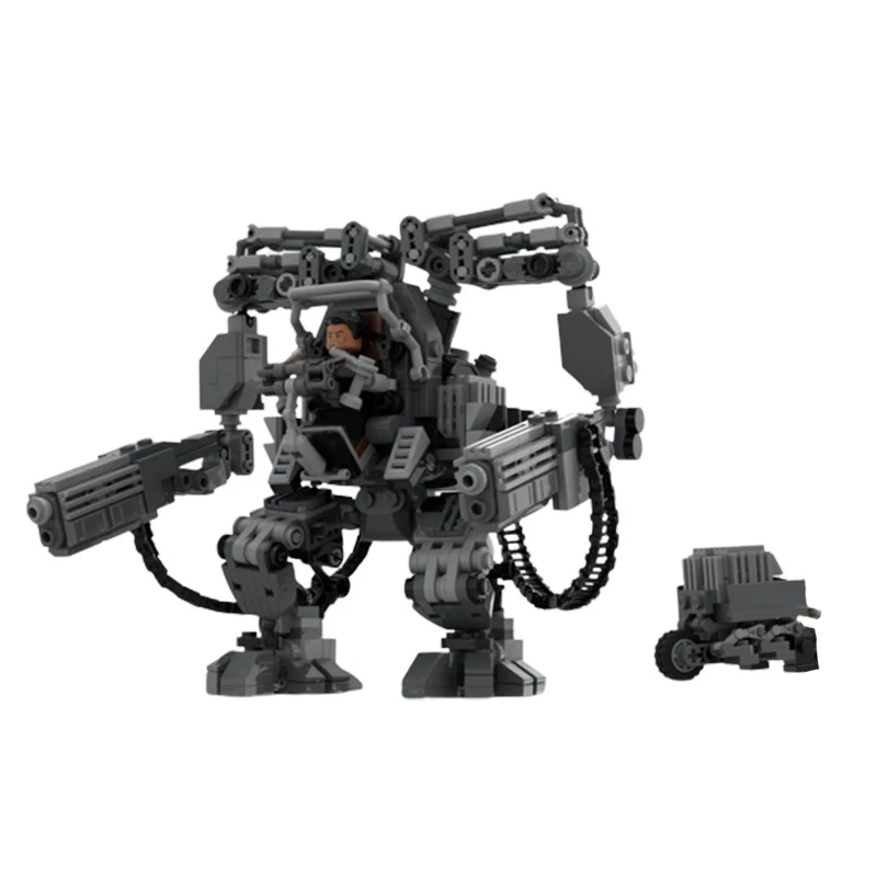 MOC Creative Movie The Matrixed-Robot APU Ideas Mech Combat Building Blocks Bricks Model Kits Toys for Children Kids Gifts Toys