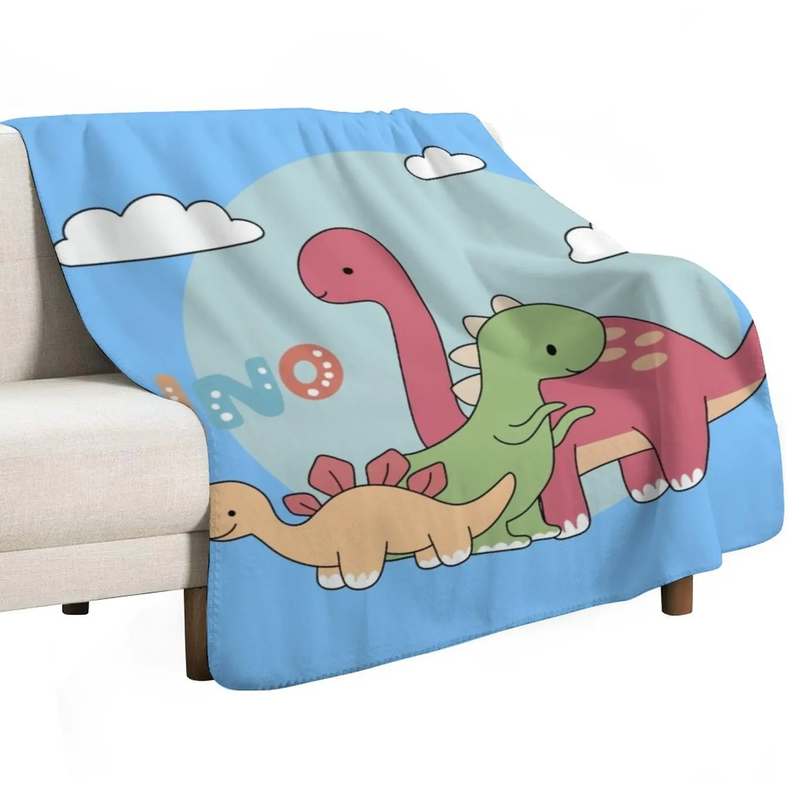 لا بأس أن تكون على ما يرام دينو رحلة الطريق تي شيرت رمي بطانية تتحرك القطبية الفاخرة لبطانيات الشتاء #2