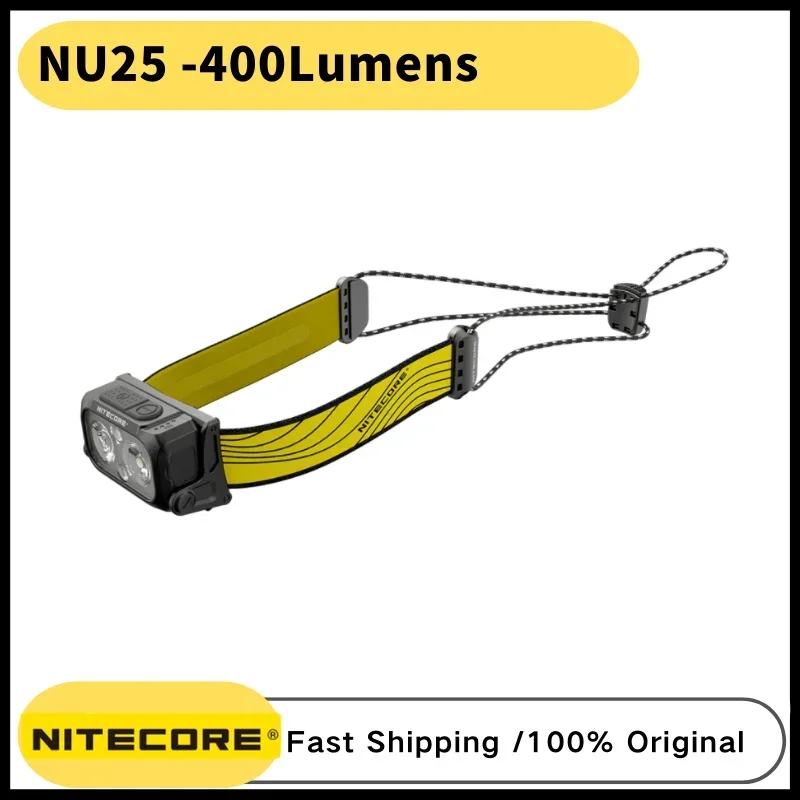 

NITECORE NU25 USB Rechargeable Headlamp 360LM Built-In Battery,Three-Light Source Headlight For Running Trekking Backpacker