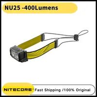 NITECORE NU25 USB Rechargeable Headlamp 360LM Built-In Battery,Three-Light Source Headlight For Running Trekking Backpacker