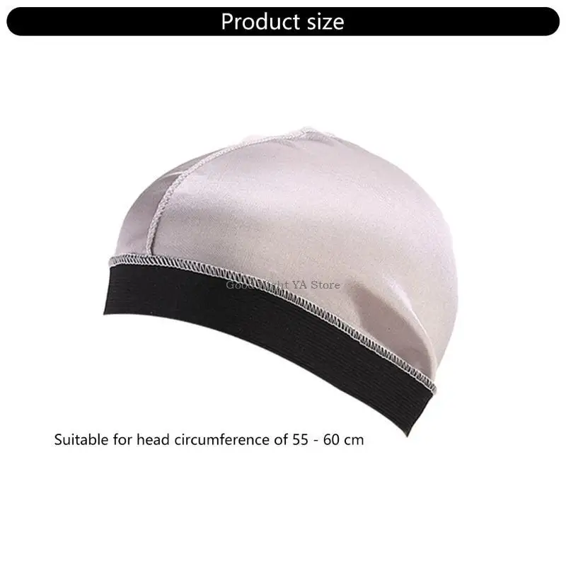 Fashionable Wide Pirate Cap With Integrated Base For Quick Hairstyling