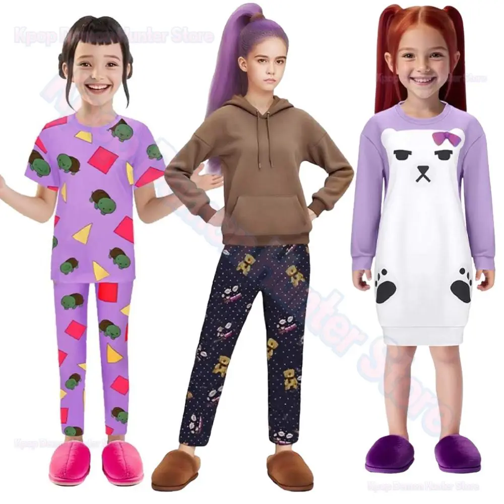 

Kpop Demon Hunters Rumi Zoey Mira Cosplay Plush Cartoon Plushie Doll Toy Jinu Stuffed Dolls Halloween Carnival Gifts for Fans