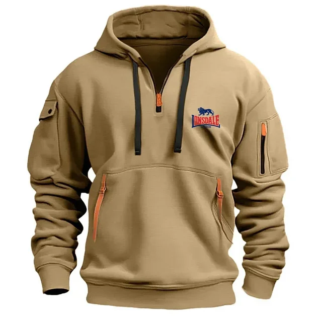 

Autumn and Winter 2025 new men's casual pullover, outdoor fashion, jogging and fitness long-sleeved men's hooded sweatshirt