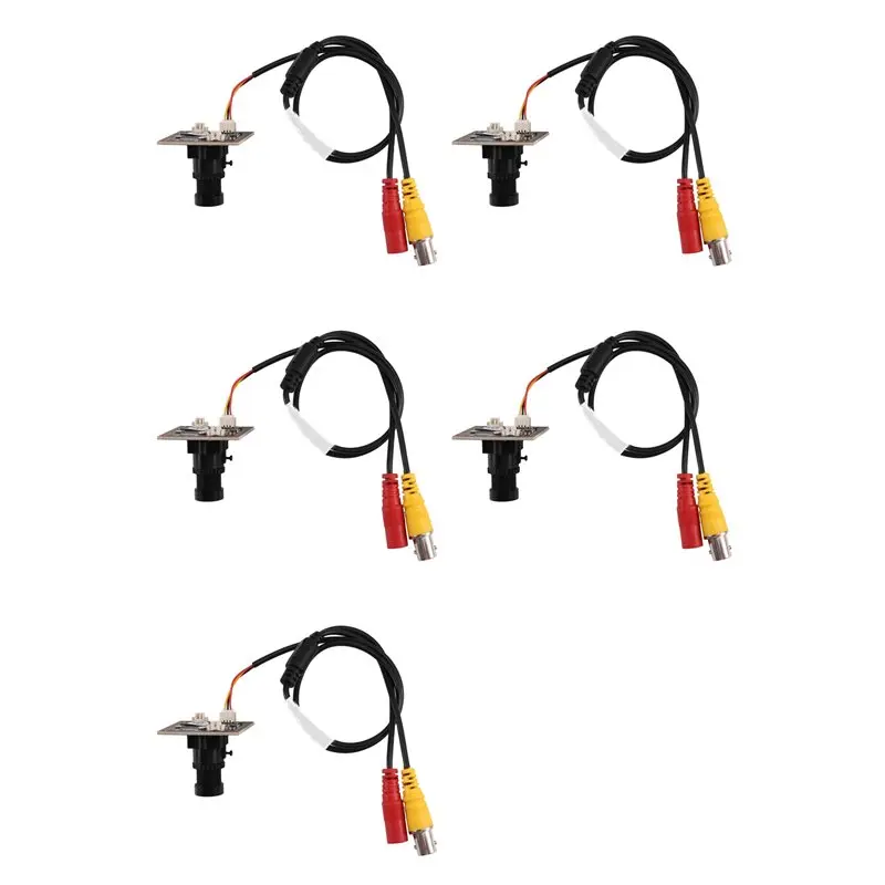 ABUN-5X 1200TVL 5MP Analog CCTV Camera Module With 25Mm Lens For DIY Microscope Telescope Car Camera Video Doorbell NTSC