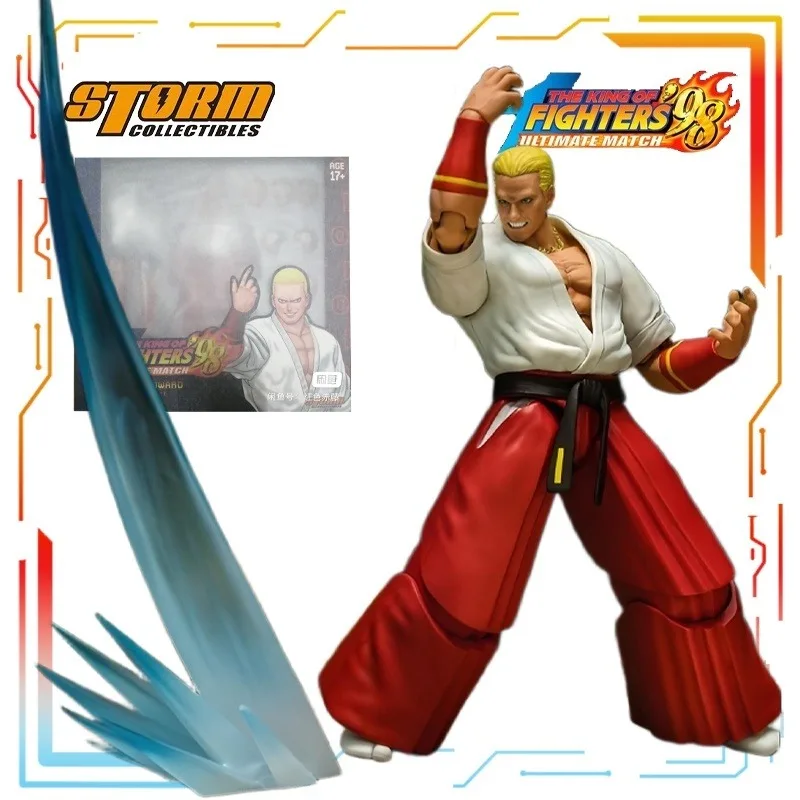 Brand New Spot Goods STORM Original King of Fighters 98 Rugal Anime Action Figure Modelo Brinquedos Modelo Colecionável Presentes para Meninos