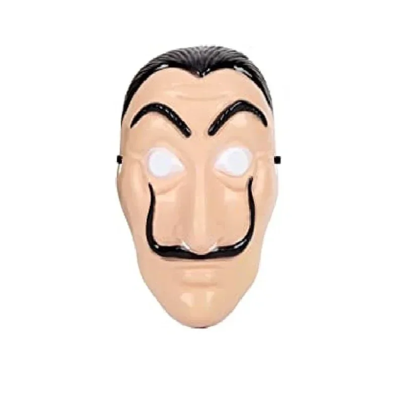 أحدث فيلم الهالوين التأثيري الخيالي بيت المال السرقة لعب الأدوار قناع ورقي عالي القطع زي أحمر بدلة دالي P MN1