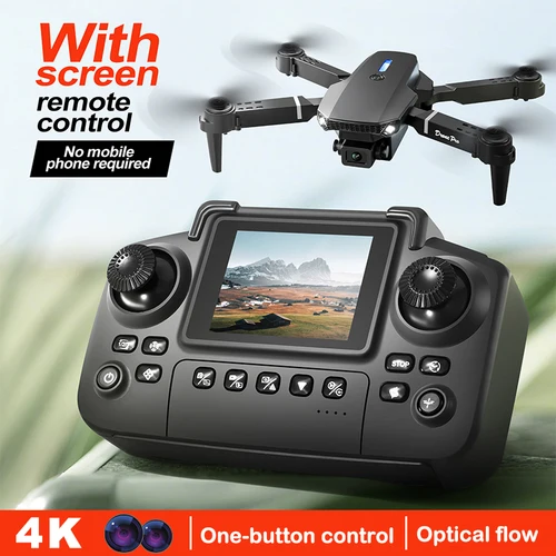 Imagen 1 del producto Nuevo Control remoto de Dron E88 con pantalla 4K cámara Dual localización de flujo óptico 2,4G RC Quadcopter Drones de despegue de un botón