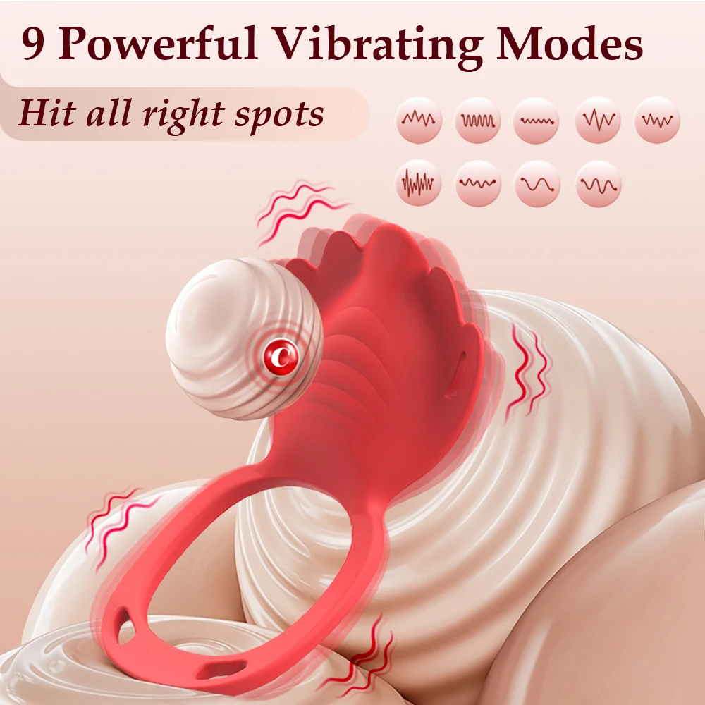 APP Remote control Wearable Panty Vibrator for Women Vibrating Clitoral Stimulator Penis Ring for Men Female Sex Toy Couples 18+