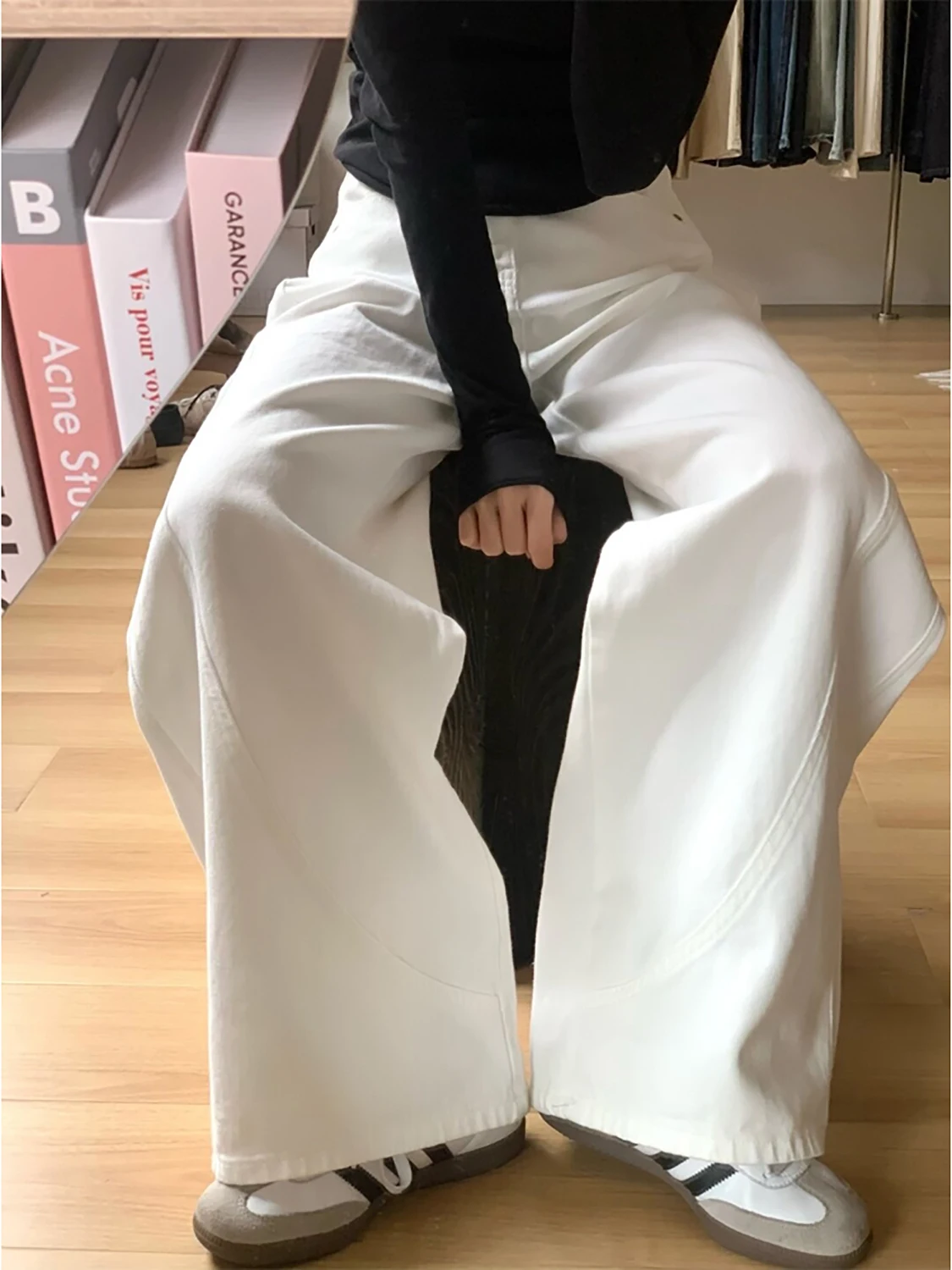 Wide Leg Pants Girl Womens Fal - Tailored Trouser Wide recension och pris