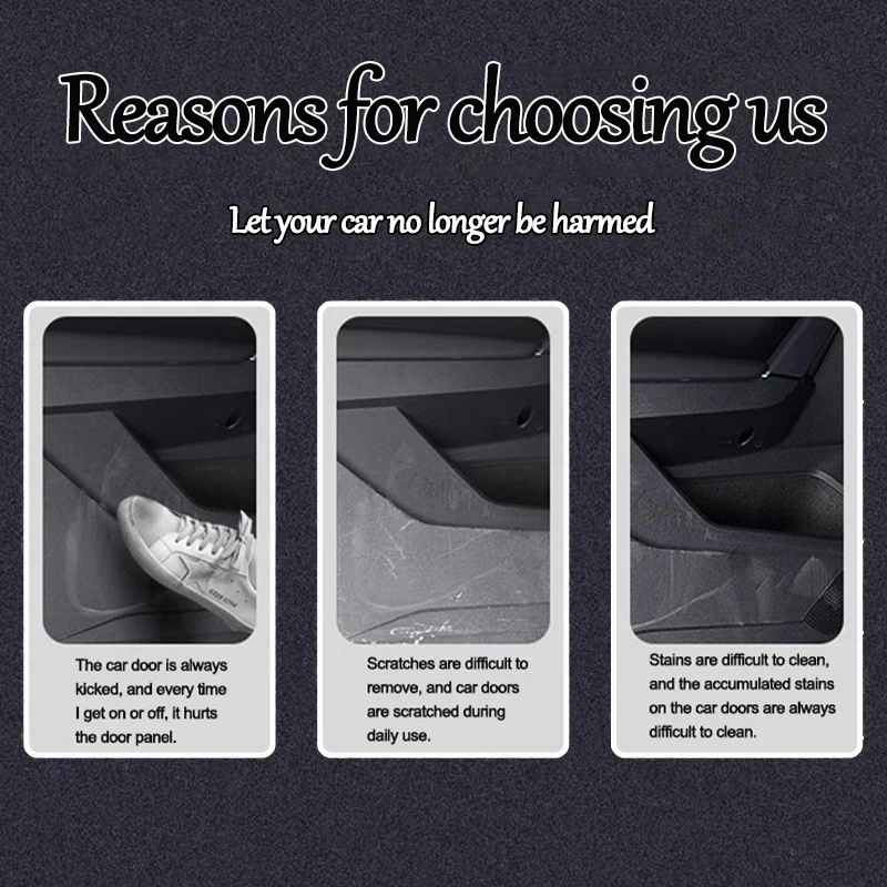 باب السيارة الداخلي المضادة للركلة فيلم واقية المضادة للخدش غطاء لشيري تيجو 8 2019 2020 2021 2022 202 2024 اكسسوارات حامي