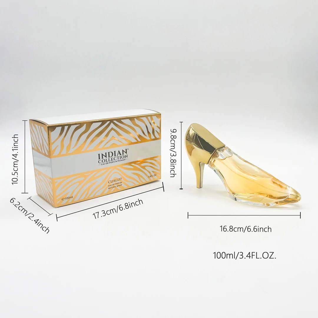 Tacones altos amarillos 3,4 oz, 100 ml Perfume original para mujer Fragancia duradera Regalo original Perfume en aerosol para mujer Caramelo 3,4 oz.