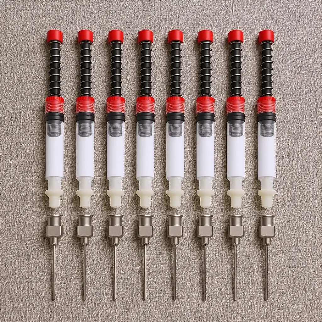 

8Pcs Ink Absorber for Fountain Pens Refillable Converter with Precise Syringe Mechanism Smooth Ink Flow Long-Lasting Student