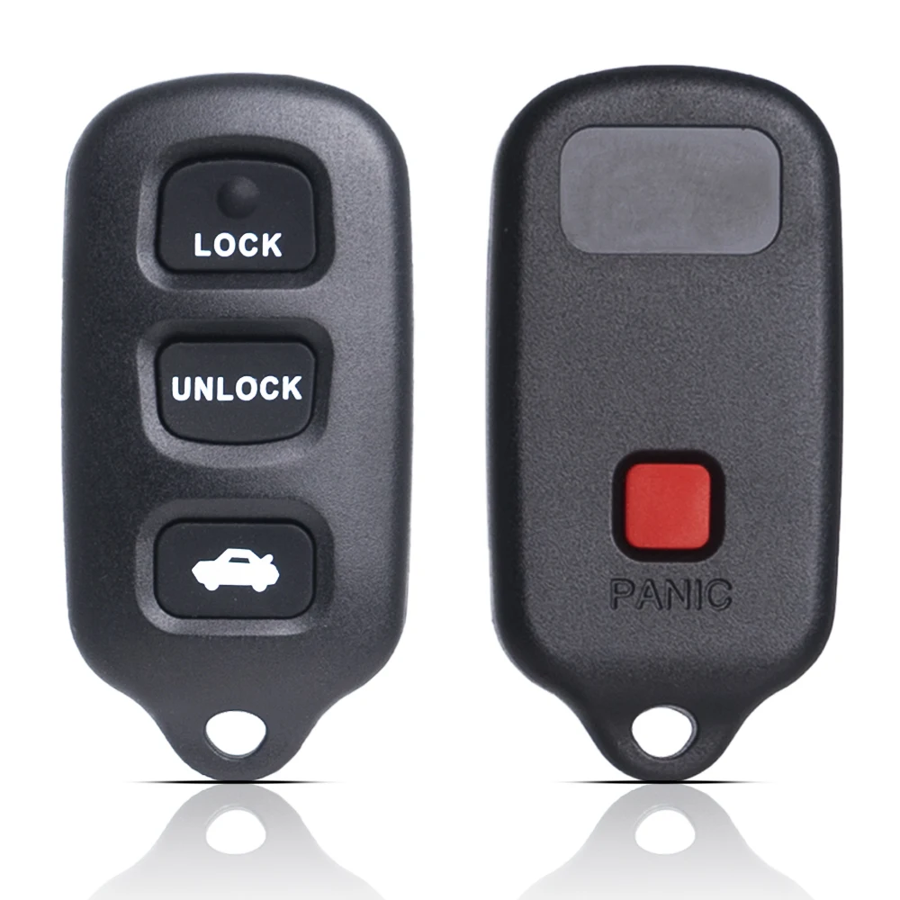 2 pcs For 2002 2003 2004 2005 2006 Toyota Camry Pontiac Vibe Car Remote Keyless Entry Key Fob GQ43VT14T