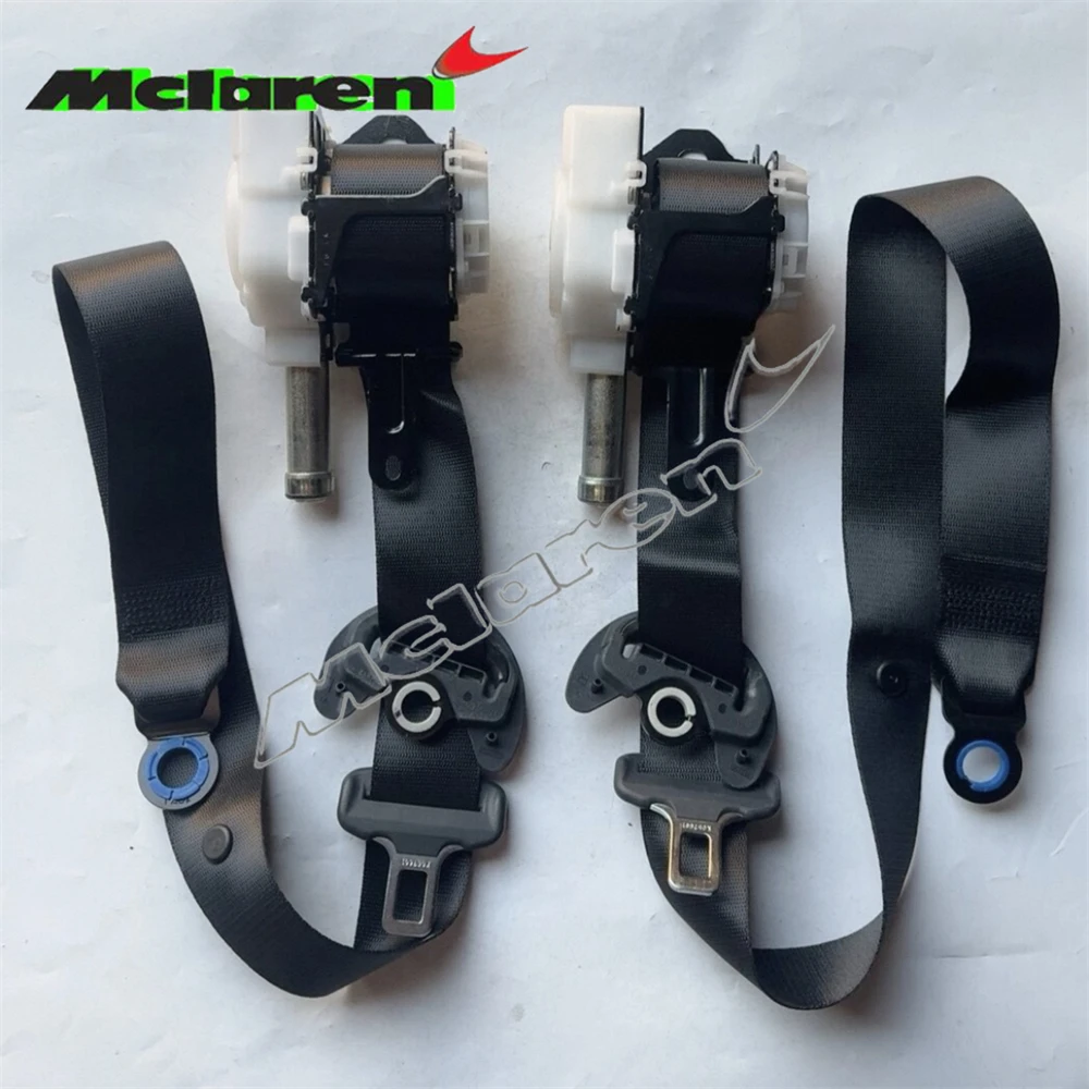 3-Point Adjustable Black Full Set Seat Belt Safe Belt Assembly Compatible with Toyota Camry Levin