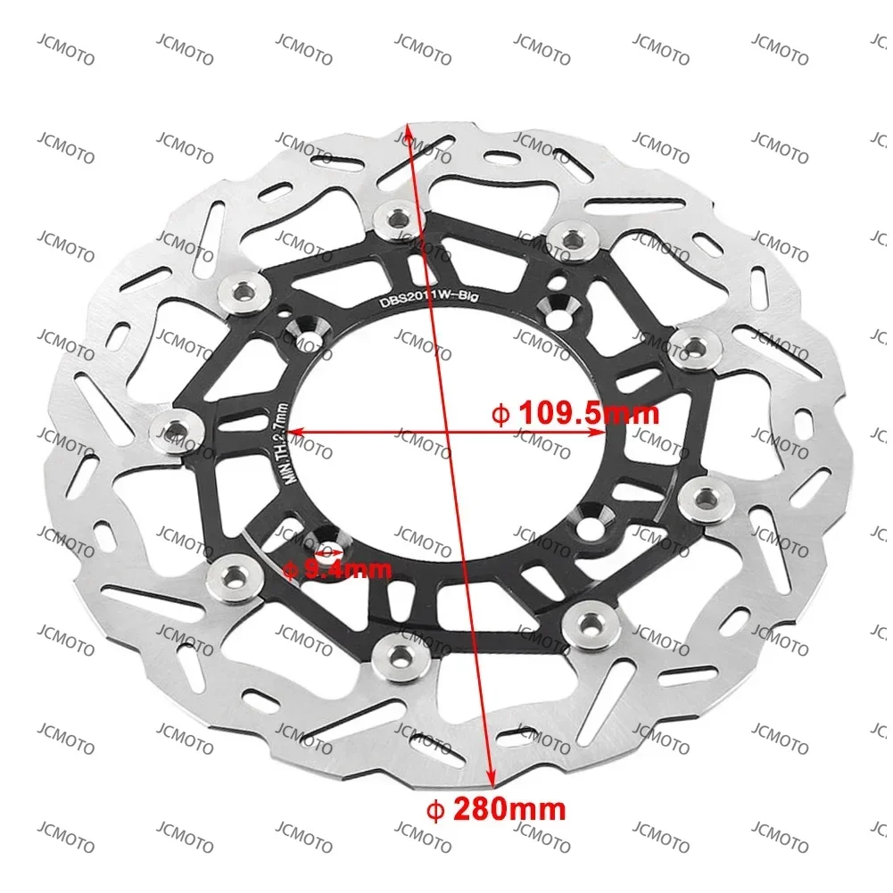 

KX250 For Kawasaki KX125 2006-2008 & KX450F KX250F 2006-2014 & KLX450R 2007-2016 Motorcycle Front Brake Disc Rotor Adaptor
