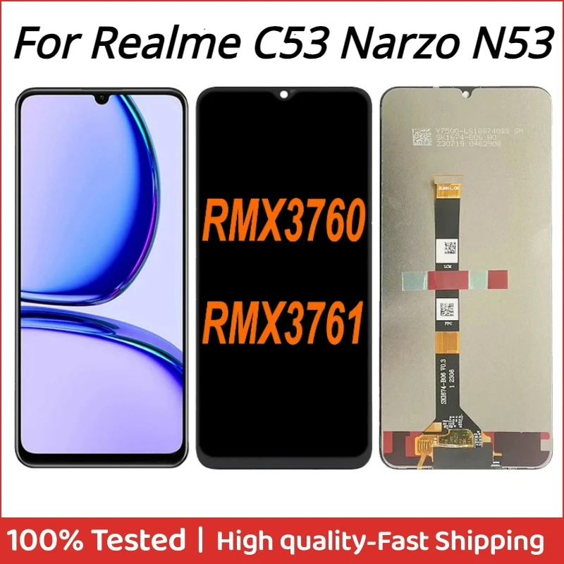 

ЖК-дисплей 6,74 дюйма IPS для OPPO Realme C53 Narzo N53 RMX3761 RMX3760