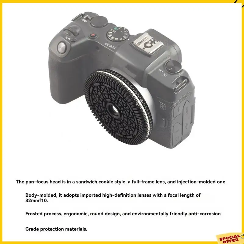 A24P กล้องมิเรอร์เลสฟรีโฟกัสเลนส์แพนเค้กกล้องเลนส์แพนเค้กสําหรับ Canon RF Mount Series