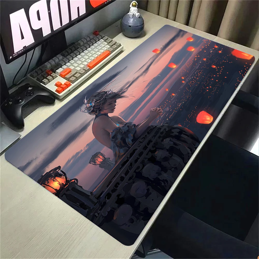 Anime Ghostblade Princesa HD Impresso Mousepad, Tapete De Teclado De Computador, Mouse Pad De Borracha, Bloqueio De Borda, Mesa Do PC, Acessórios De Jogos