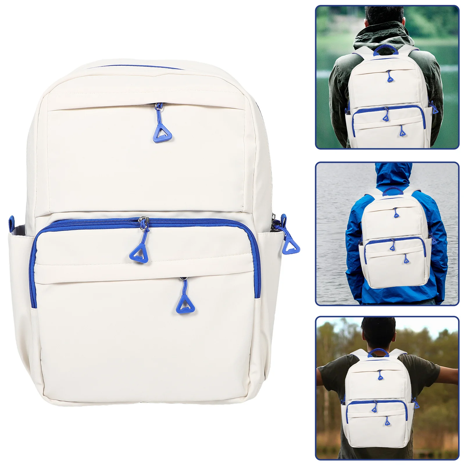 

Cycling Backpack High Capacity Durable Oxford Cloth Casual Hiking Daypack College Bag Travel Work School Commuting