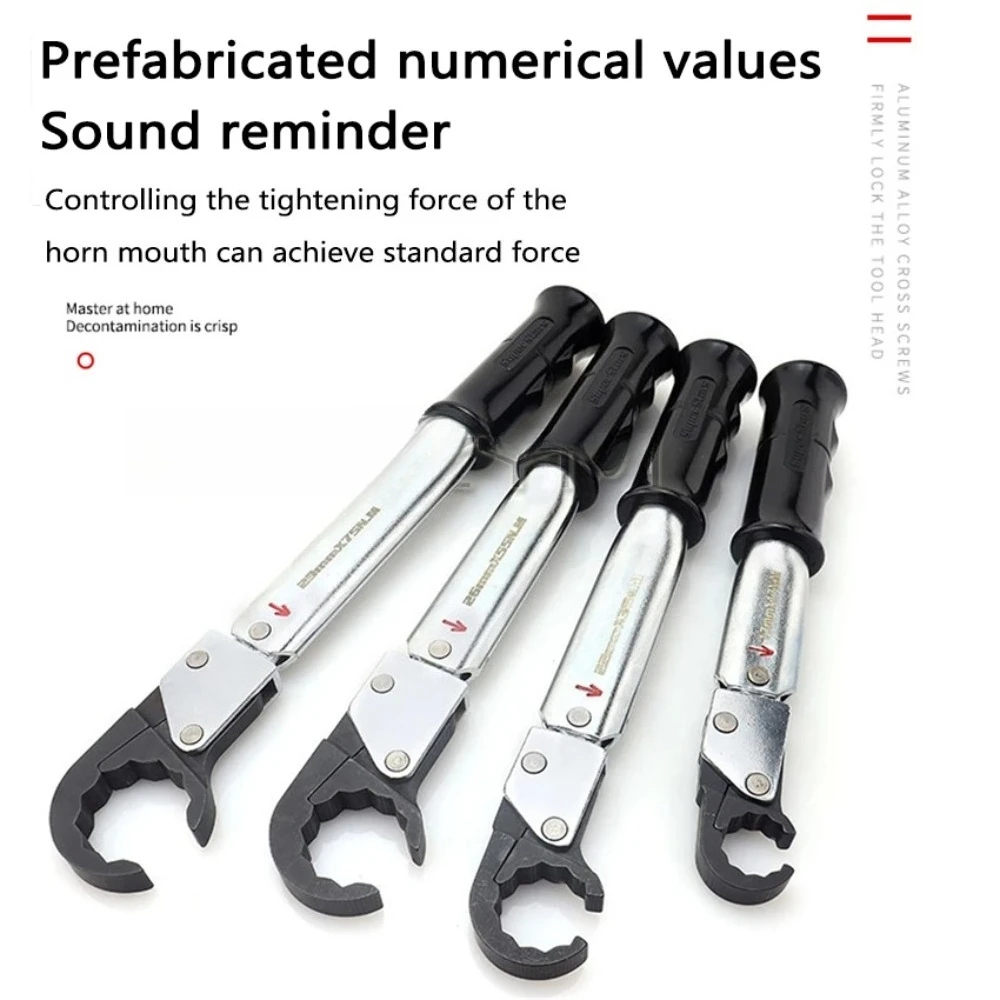 ST-02L Ratchet Torque Wrench  High-precision Open Type Auto Repair Wrench Air Conditioning Maintenance Tool  Set