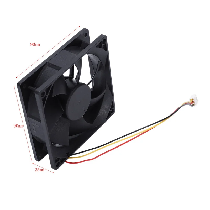 SCLS 3X 3-контактный 90 мм 25 мм кулер вентилятор радиатор охлаждения для компьютера ПК процессор 12 В