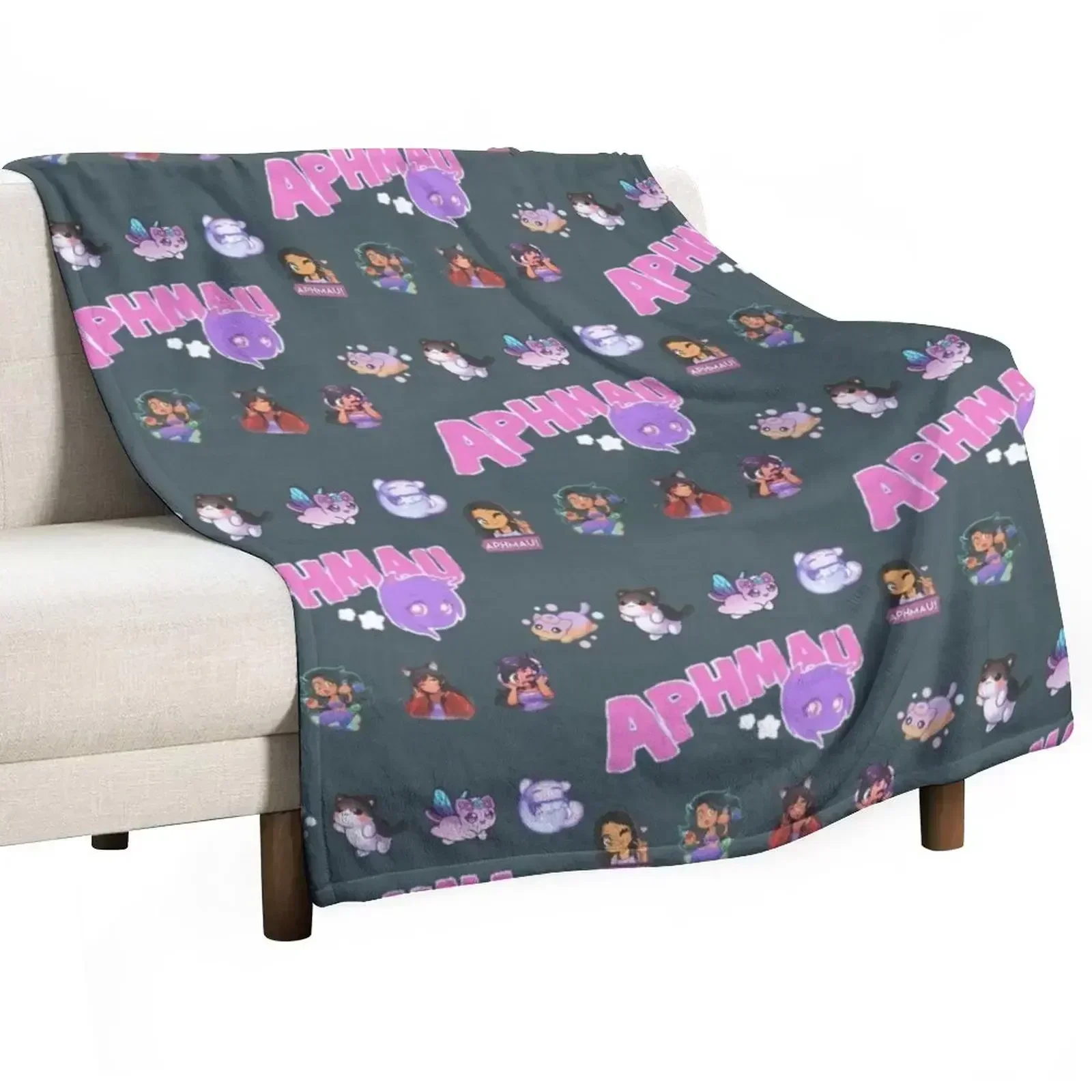 

aphmau pack9766 Throw Blanket Summer Soft Beds Kid'S Blankets