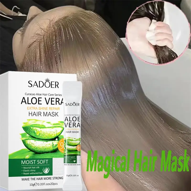 

Magical Keratin Hair Mask 5 Seconds Repair Damaged Frizzy Hair Soft Smooth Shiny Nutrition Deep Moisturize Nourishing Hair Care