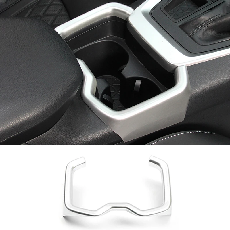 For Toyota RAV4 XA50 2019 2020 2021 2022 2023 2024 RAV 4 Hybrid Car Front Row Water Cup Holder Trim Cover Frame Accessories