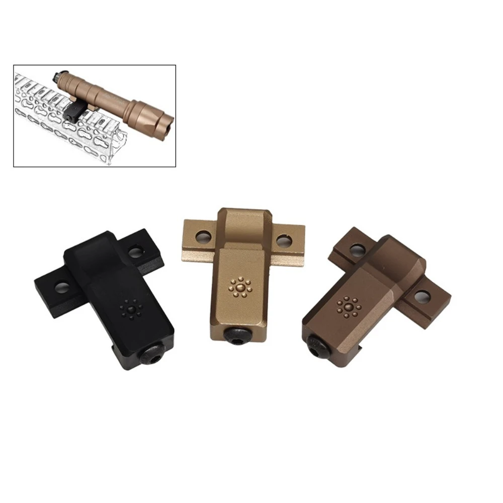 

T-shaped flashlight base M300/600 flashlight friend seller defense cherry blossom bracket 20mm guide rail