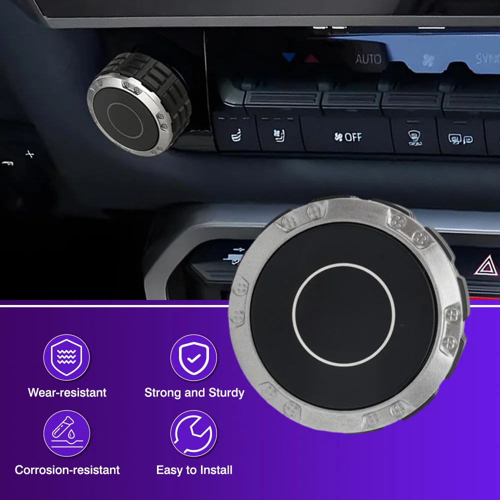 

14Inch Car Audio Radio Volume Control Rotary Knob Button Switch Cap for Toyota Tundra Sequoia 2022 2023 2024 2025 LHD