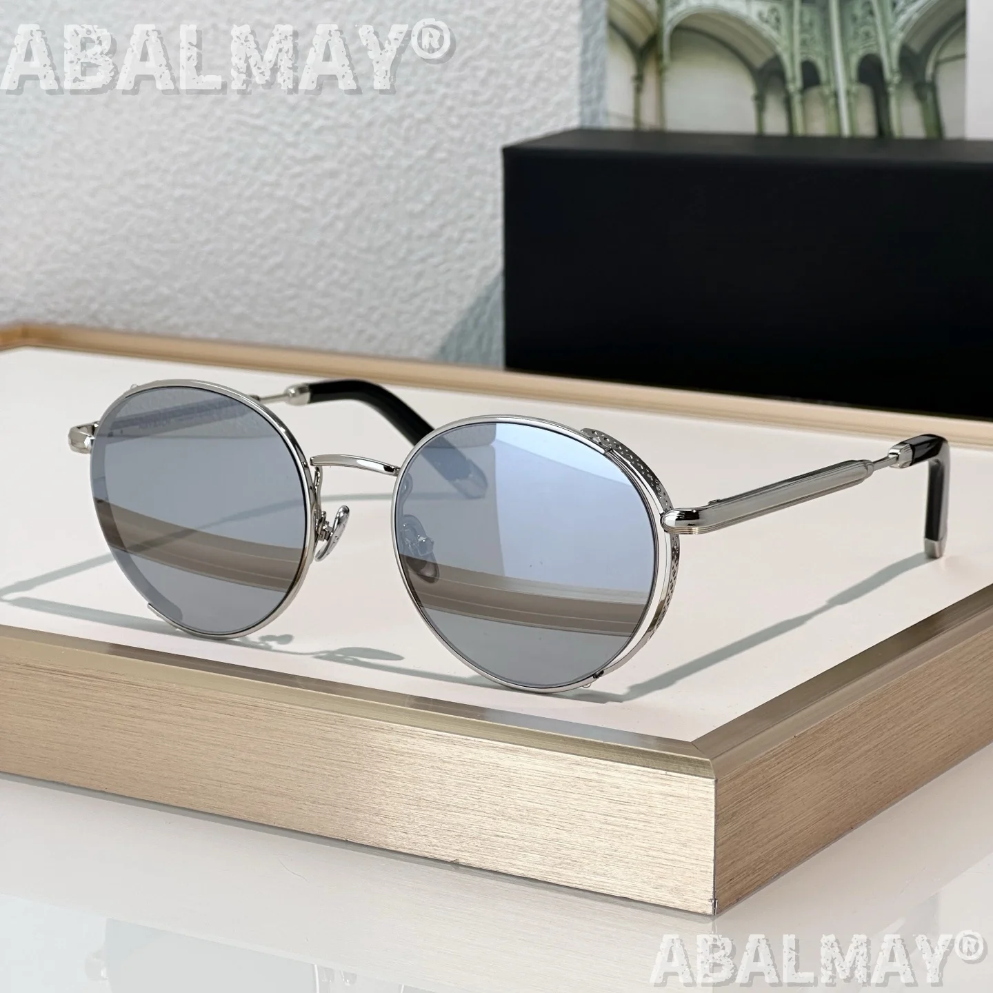 

THE BOULEVARD Top High Quality Sunglasses for Men and Women Style UV400 Retro Fashion Special Design Sun Glasses with box