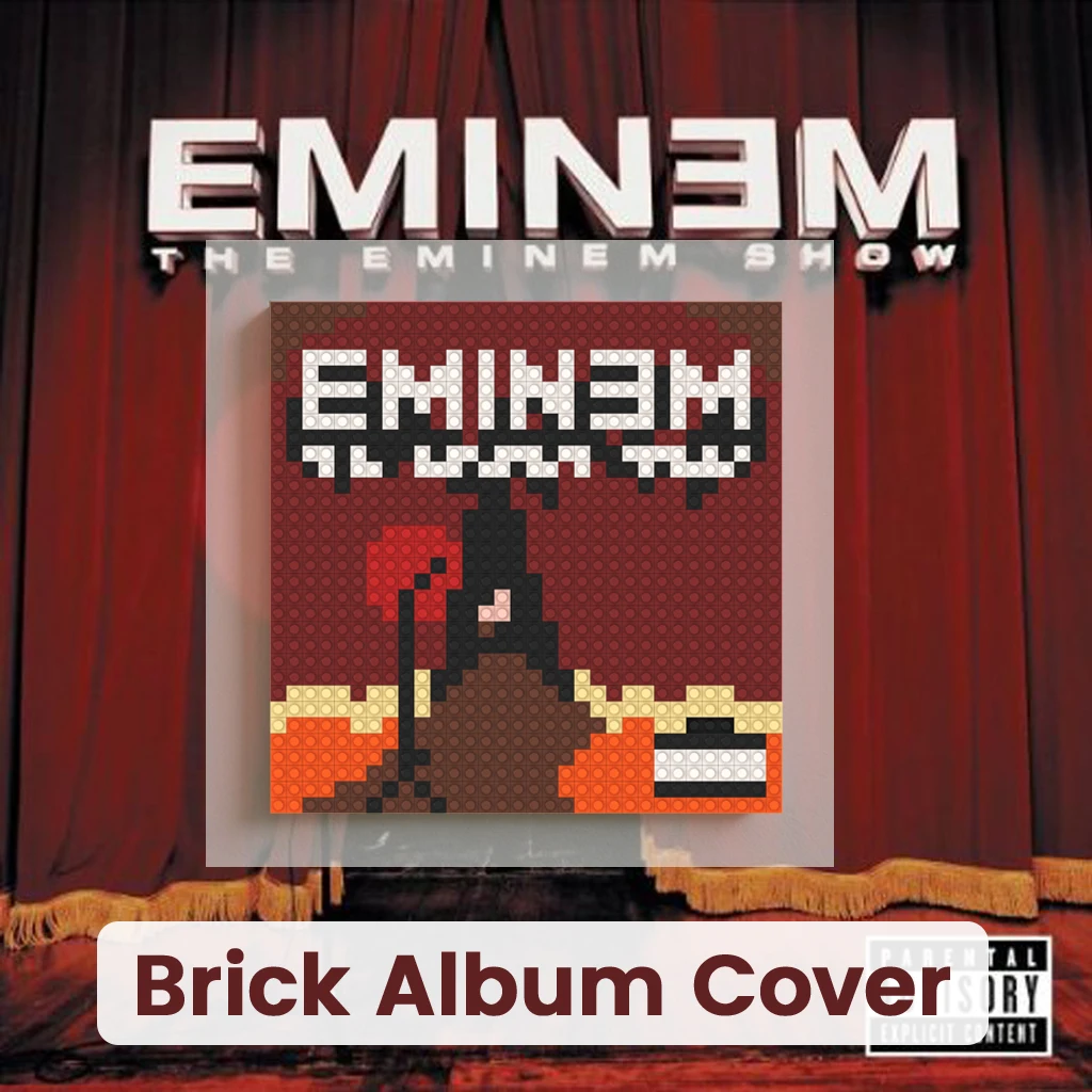 

E-Eminem Hardcore Rap Music Mosaic MOC Building Brick DIY Art Painting Home Wall Decor Collection Gift For Music Lovers