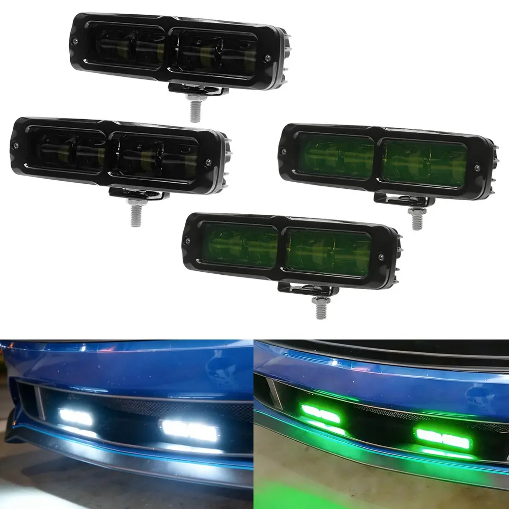 

Новая светодиодная рабочая фара (балка) DC 10V-30V для квадроциклов/вездеходов, лодок, бытового использования, водонепроницаемая, с монтажными аксессуарами, прозрачные/зеленые линзы из поликарбоната