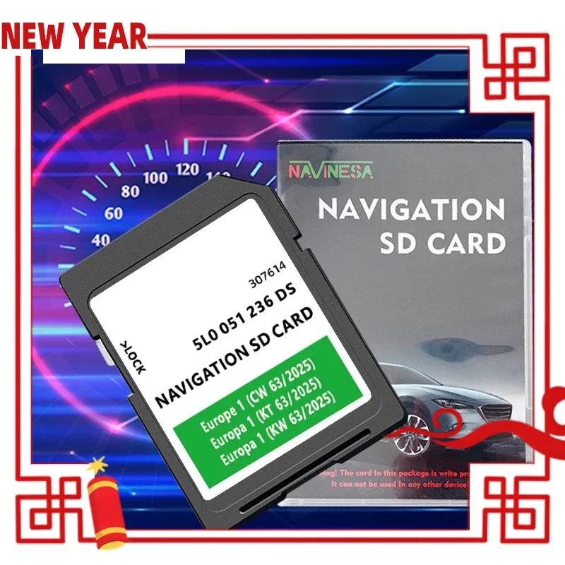 

Suitable for Skoda Fabia III(NJ) from 2014 to 2020 Car Navigation Accessories 32GB Map Europe SD GPS Card