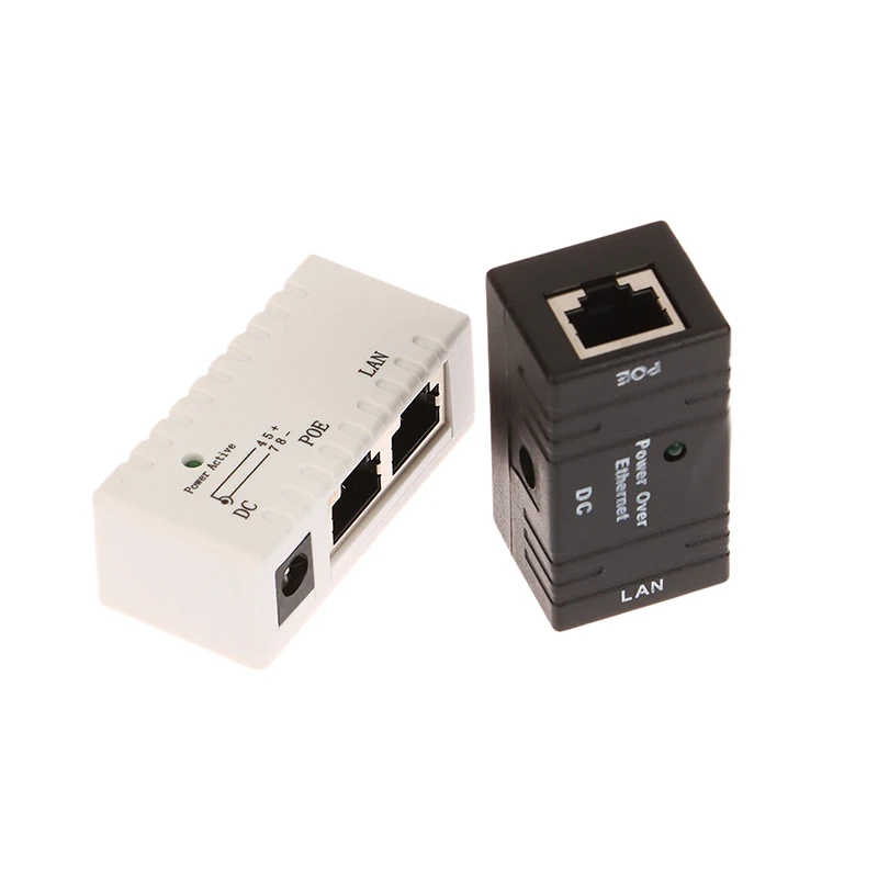 Unit DIY Parts 10/100Mbps 5V-48V/2A POE Power Injector Splitter for IP Camera POE Adapter Component