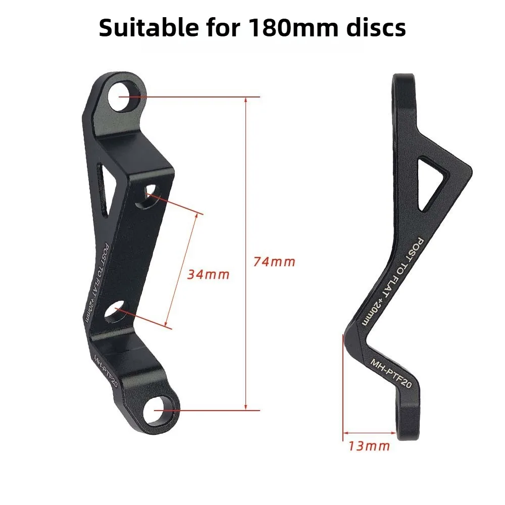 Siège de conversion pour convertir les freins à disque de route à barre plate en freins à disque de VTT, support de base d'étrier de frein à disque 160/180