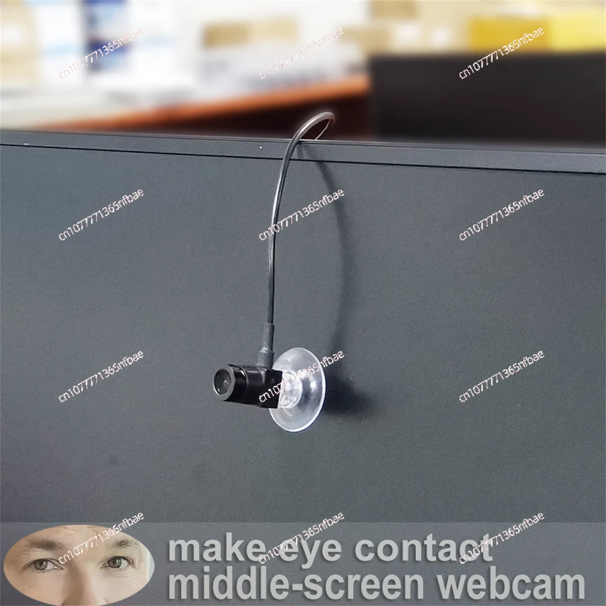 

8MP Eye Contact Webcam - Zoomable Center Screen USB Camera, Driver-Free for Live Streaming & Video Calls