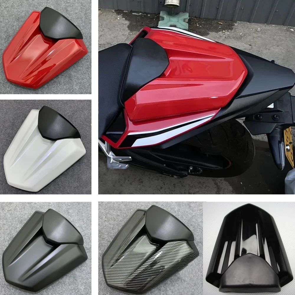 

For Honda CBR500R CB500F Seat Cover Cowl Fairing Motorcycle Rear Pillion Solo CB 500F 2022 2023 CBR 500R Accessories Carbon Red