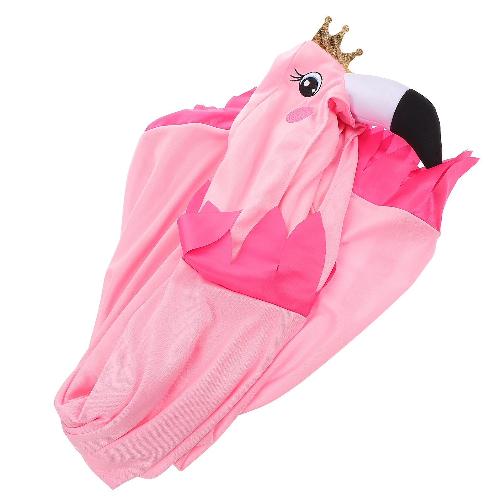 

Cute Flamingo Hooded Pink Animal Cosplay Costume Adults Halloween Christmas Party Dress Up Event Funny Animal Outfit Warm