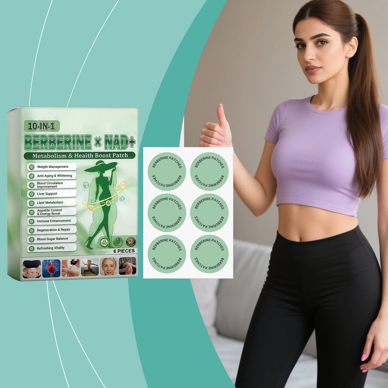 

Пластырь для ухода за телом: легкий, дышащий, подтягивающий кожу, корректирующий фигуру, ускоряющий метаболизм, поддерживающий чувство сытости, для контроля веса и улучшения пищеварения