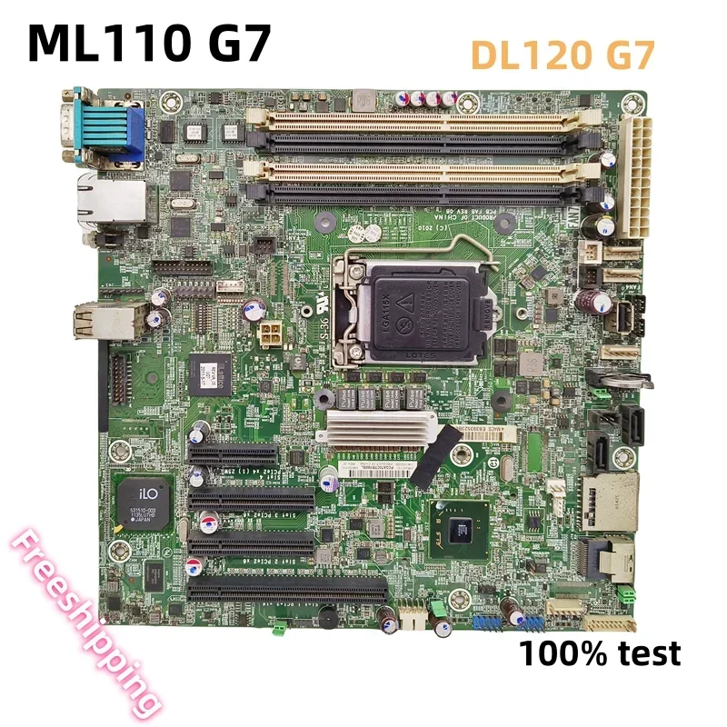 HP ML110 G7 フロントI/Oモジュールと電源ユニットのセット HP ProLiant ML110 G7 Motherboard -AliExpress