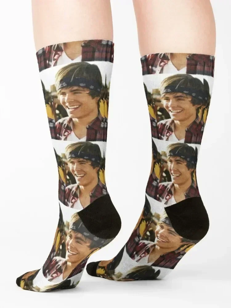 zac efron boy Socks gift hip hop snow golf Socks Men's Women's