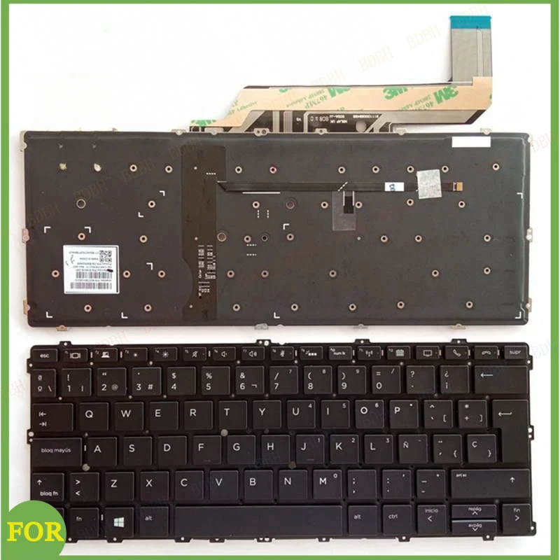 Spain/English SP/US/RU/UK/JP Laptop Keyboard for HP Elitebook x360 1030 G2/1030 G3/1030 G4 HSN-104C HSN-Q10C HSN-Q20