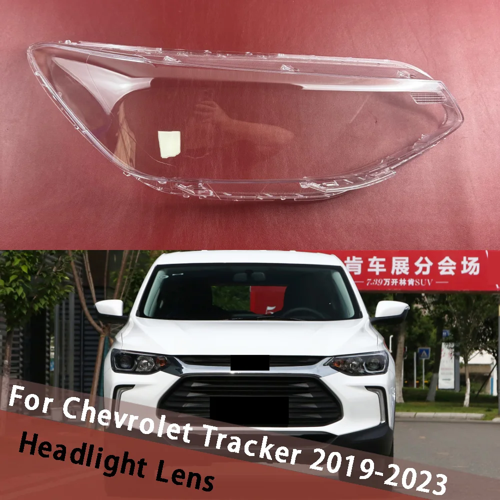 For Chevrolet Tracker 2019 2020 2021 2022 2023 Auto Accessory Lampshade Headlight Housing Car Front Headlight Lens Cover