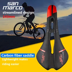 Ultralight full Carbon Bicycle Saddle vtt Racing Seat Wave Road Bike Saddle Leather Cushions Assessorios Para Bicicleta Seat 143