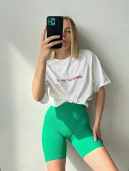 Ukrainian Style Women's T-Shirt With Ти Моє Серденько Summer Boutique Shirt Drop Sleeve Shirt Simple Casual Printed Cotton Tee
