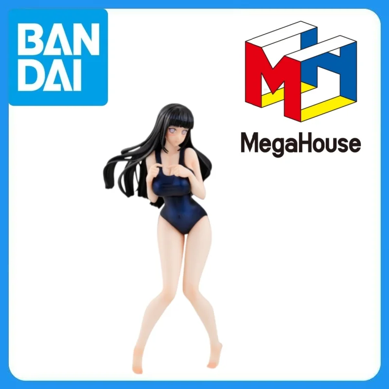 In Stock Genuine MegaHouse Naruto Shippuuden Hyuuga Hinata Naruto Gals Ver.Splash B Anime Figure Garage Kit Model Decoration
