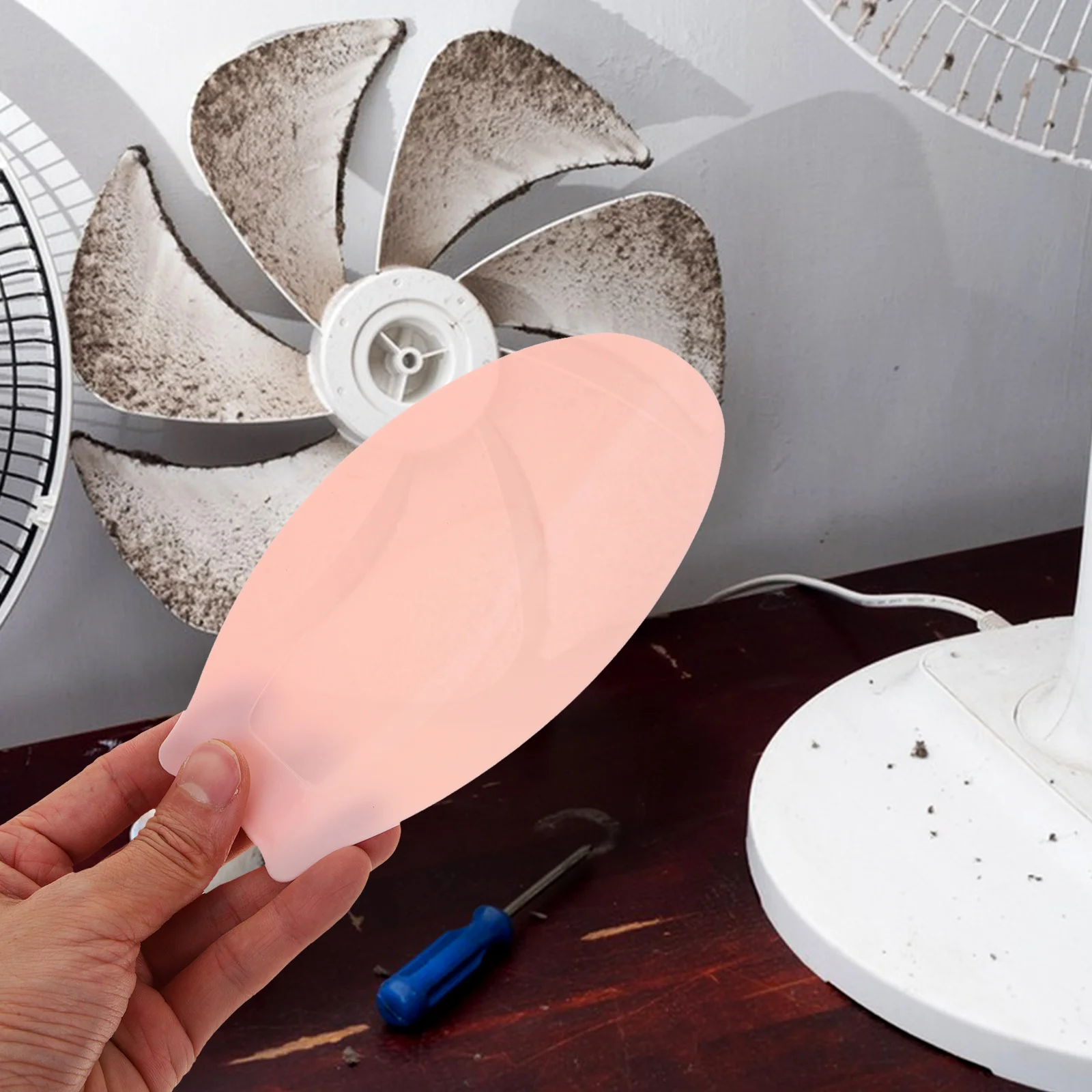 

5pcs Mini Fan Blades Replacement Electric Leaves for Floor Indoor Table Durable Sturdy High Hardness Craftsmanship