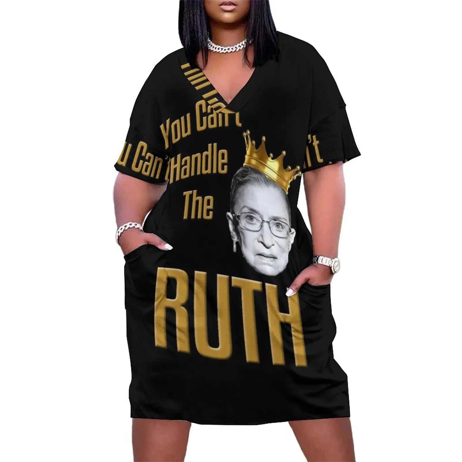 You Can't Handle The RUTH Loose Pocket Dress Female dress clothing women summer 2025 women long dresses