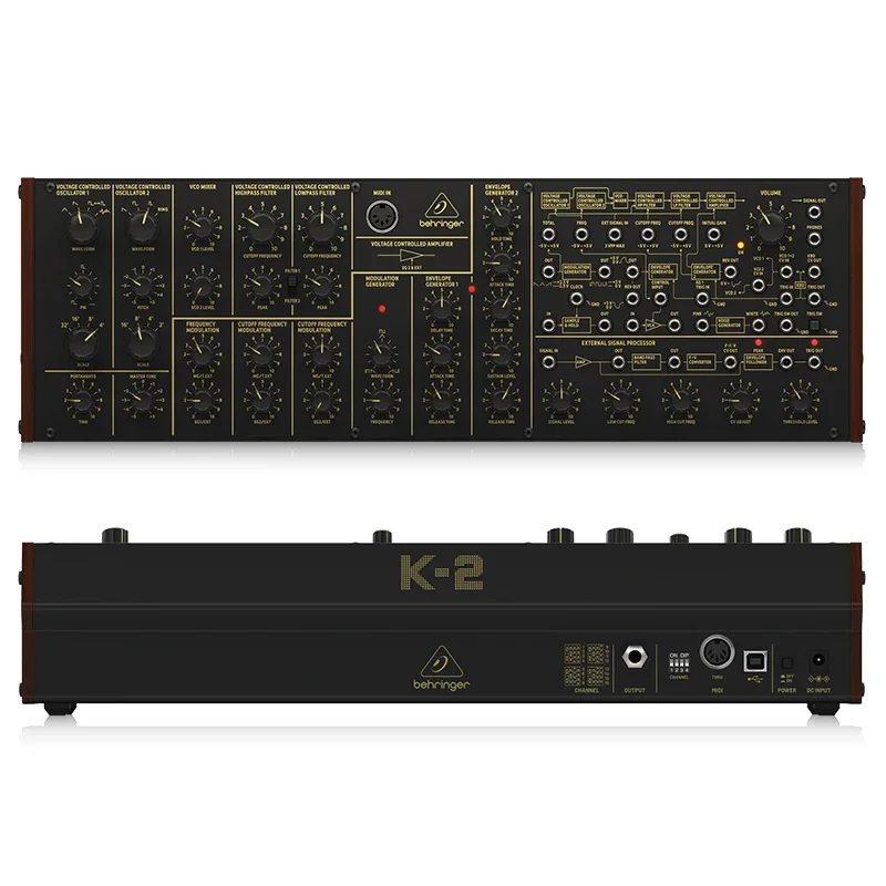 Behringers K-2 Semi Modular Analog Synthesizer Professional Stage Live Performance Filter Synthesizer